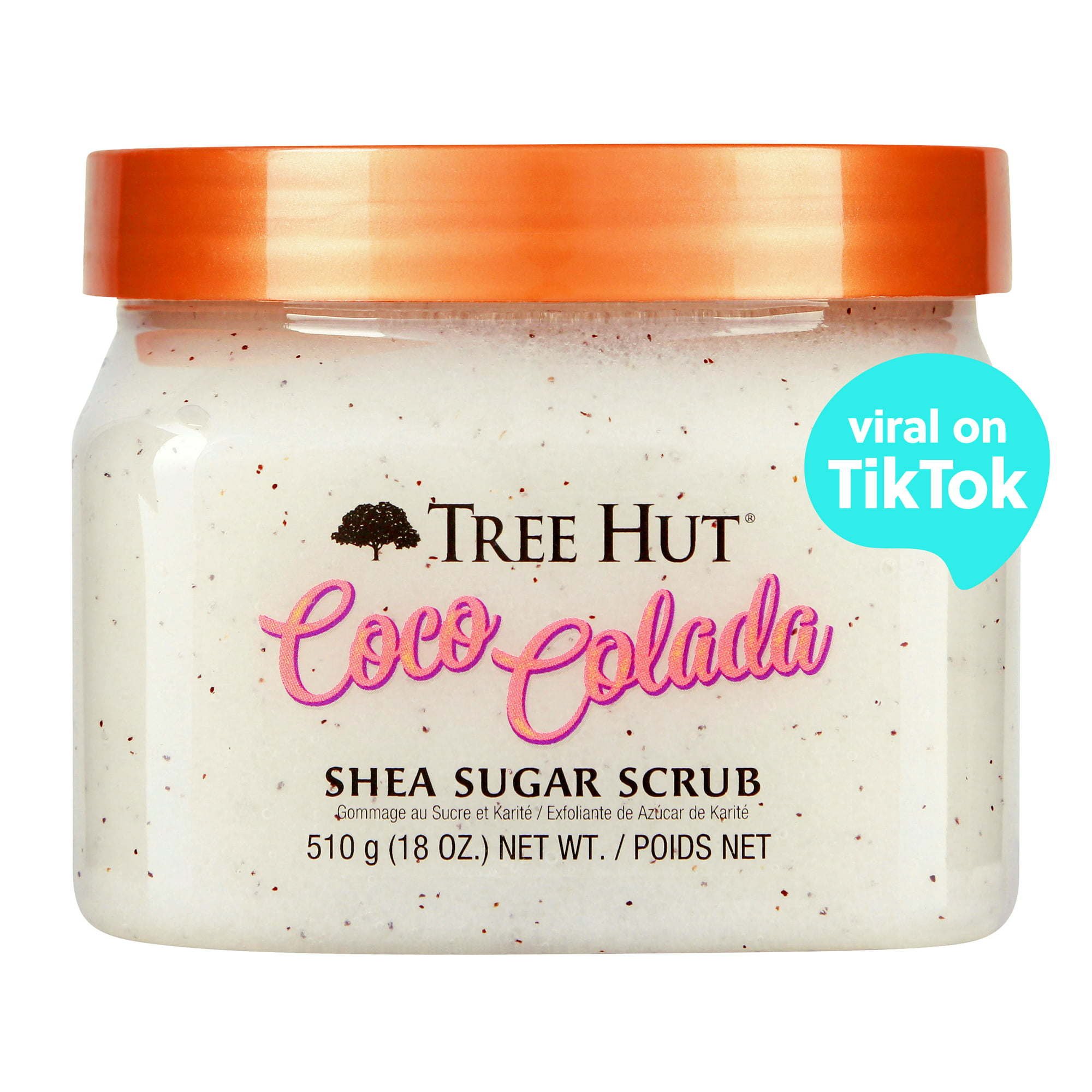 Tree Hut Coco Colada Shea Sugar Exfoliating and Hydrating Body Scrub, 18 oz. Tree Hut Coco Colada Shea Sugar Exfoliating and Hydrating Body Scrub, 18 oz.